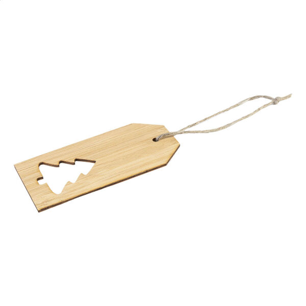 BamTag - bamboe cadeau label, kerstboom BamTag - bamboe cadeau label, kerstboom