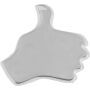 RFX™ S-12 thumb reflective PVC sticker - White