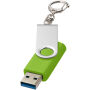 Rotate USB 3.0 met sleutelhanger - Lime - 16GB