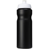 Baseline® Plus 650 ml sportfles - Zwart/Wit
