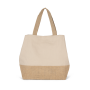 Shopper van jute- & katoencanvas Light Sand / Natural One Size