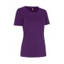 Interlock T-shirt | dames - Paars, 3XL