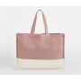 EARTHAWARE® ORGANIC CONTRAST SHOPPER, ROSE/NATURAL, One size, WESTFORD MILL