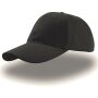 LIBERTY SIX BUCKLE CAP, BLACK, One size, ATLANTIS HEADWEAR