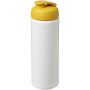 Baseline® Plus 750 ml sportfles met flipcapdeksel - Wit/Geel