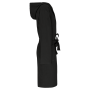 Biologische badjas met capuchon Black S/M