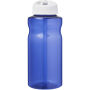 H2O Active® Eco Big Base 1 l drinkfles met tuitdeksel - Blauw/Wit