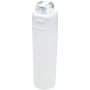 Theron 800 ml RCS enkelwandige gerecyclede roestvrijstalen waterfles, een deksel met dubbele functie en een uitklapbaar rietj - Wit Theron 800 ml RCS enkelwandige gerecyclede roestvrijstalen waterfles, een deksel met dubbele functie en een uitklapbaar rietj - Wit
