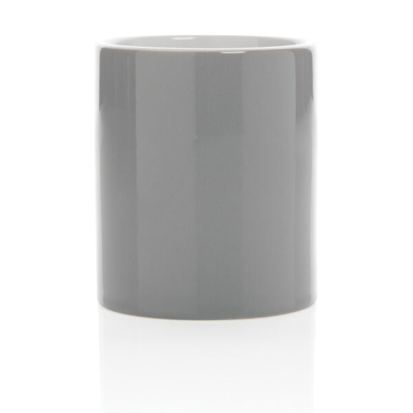 Keramische classic mok 350 ml, grijs Keramische classic mok 350 ml, grijs
