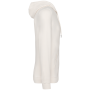 Heren sweatvest met capuchon en rits Ivory 3XL