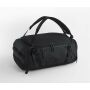ZÜRICH 45 LITRE HYBRID HOLDALL, BLACK, One size, QUADRA