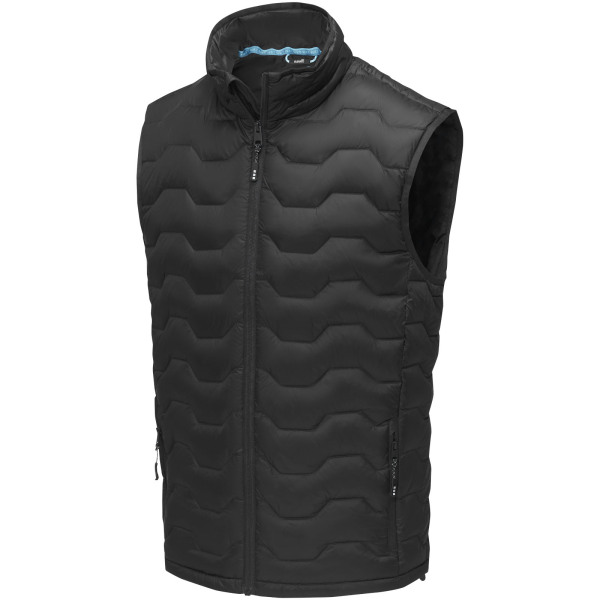 Epidote men's GRS recycled insulated down bodywarmer - Solid black - XS