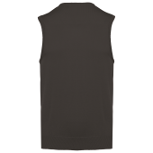 Heren spencer met v-hals Dark Grey S