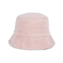 Ecologische uniseks bucket hat in badstof Petal Rose S/M