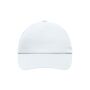 5 Panel Promo Cap Laminated white one size