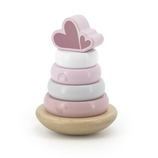 Tuimelpiramide met naam I Roze