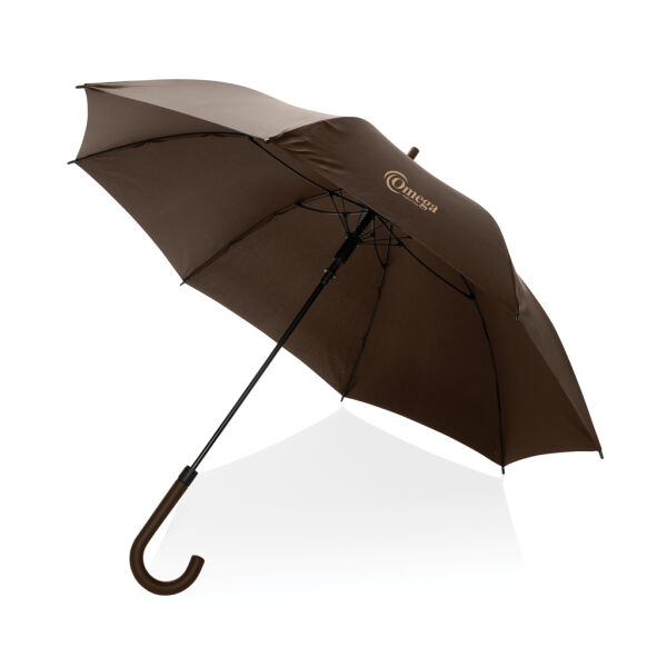 Parapluie 23'' à ouverture auto en rPET AWARE™ KENTO URBAN, marron Parapluie 23'' à ouverture auto en rPET AWARE™ KENTO URBAN, marron