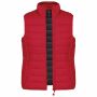 Ladies' lightweight sleeveless down jacket red XXL