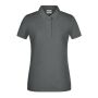 Ladies' Basic Polo black-heather XXL