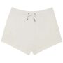 Ecologisch damesshort French Terry  washed ivory M