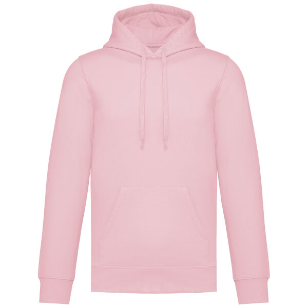 Gerecycleerde sweater met capuchon uniseks Pale Pink 3XL