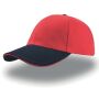 LIBERTY SANDWICH CAP, RED/NAVY, One size, ATLANTIS HEADWEAR