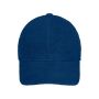 6 Panel Fleece Cap with Earflaps navy one size