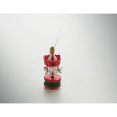 WHIRL - Houten carrousel ornament - Rood