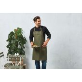 Ecologische contrasterende schort Barley Black / Charcoal One Size Ecologische contrasterende schort Barley Black / Charcoal One Size