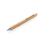 Bamboe 5 in 1 toolpen, bruin