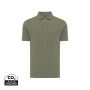 IQONIQ Yosemite gerecycled katoen pique polo, heather green (XS)