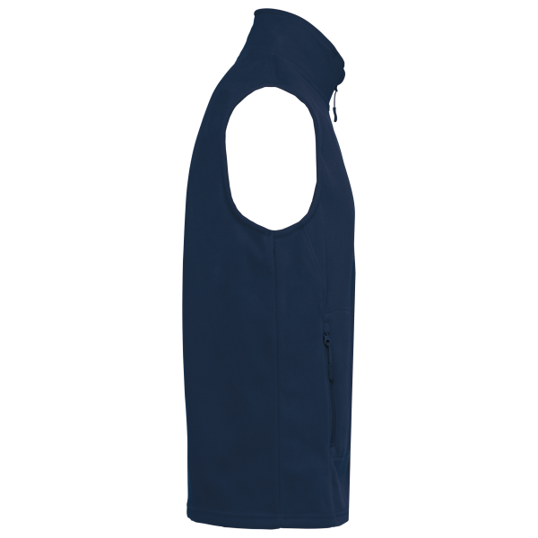 Ecologische uniseks bodywarmer van microfleece Navy 5XL Ecologische uniseks bodywarmer van microfleece Navy 5XL
