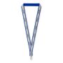 Polyester keycord met reflecterende overlay Polyester keycord met reflecterende overlay