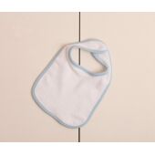 Slabbetje White / Pale Pink One Size