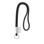 Polyester 2-kleurige koord-lanyard met full color label