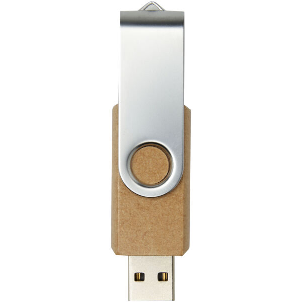 Rotate USB 3.0 van gerecycled papier - Kraft bruin - 64GB