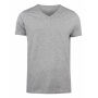 Harvest Whailford Slub V-neck T-shirt Greymel L Harvest Whailford Slub V-neck T-shirt Greymel L
