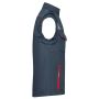 Workwear Softshell Vest - COLOR - carbon/red XS