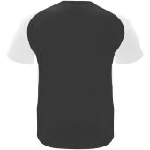 Bugatti unisex sportshirt met korte mouwen - Zwart/Wit - S