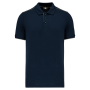 Contrasterende polo Day To Day korte mouwen Navy / Silver 3XL