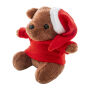 Julnalle - pluche kerst teddybeer sleutelhanger