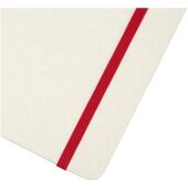 Bass A5 gerecycled notitieboek met gelinieerde pagina's - Rood