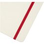 Bass A5 gerecycled notitieboek met gelinieerde pagina's - Rood Bass A5 gerecycled notitieboek met gelinieerde pagina's - Rood