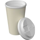 Americano® Infiniti geïsoleerde beker van 350 ml met morsbestendig deksel - Zandsteen