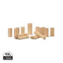 VINGA Kubb mini spel, bruin