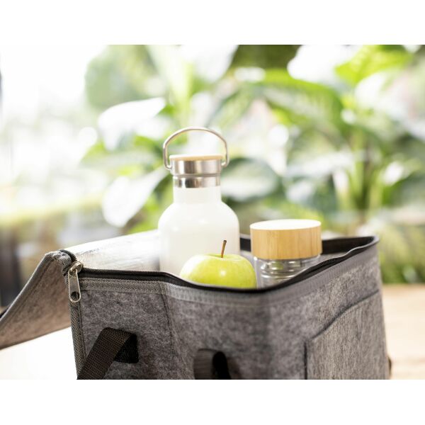 rPET vilten koeltas Mason grijs rPET vilten koeltas Mason grijs