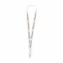 KeyCord Budget 2 cm lanyard - wit KeyCord Budget 2 cm lanyard - wit
