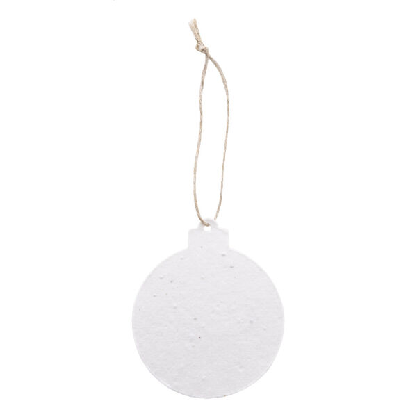 CreaJul Seed - aangepast kerstboom ornament van zaadpapier, rond CreaJul Seed - aangepast kerstboom ornament van zaadpapier, rond