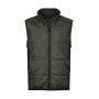 Hybrid-Stretch Bodywarmer deep green/black XXL