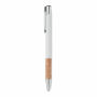 VERIA - Pen van aluminium en kurk - Wit